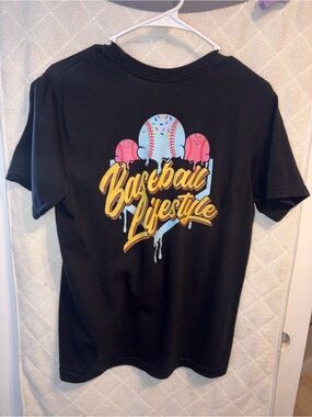 Baseball Lifestyle Kids' Short Sleeve Tee - Black